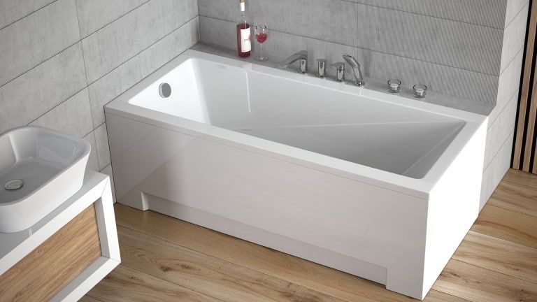 CADA RECTANGULARA ACRYL MODERN 130X70, PICIOARE INCLUSE